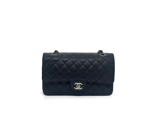 Chanel Classic Double Flap Medium Black Lambskin