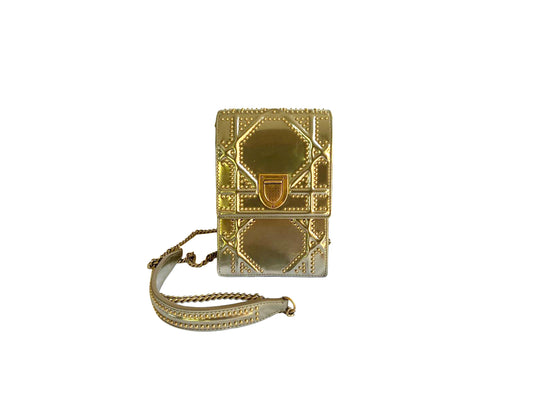 Christian Dior Patent Diorama Studded Vertical