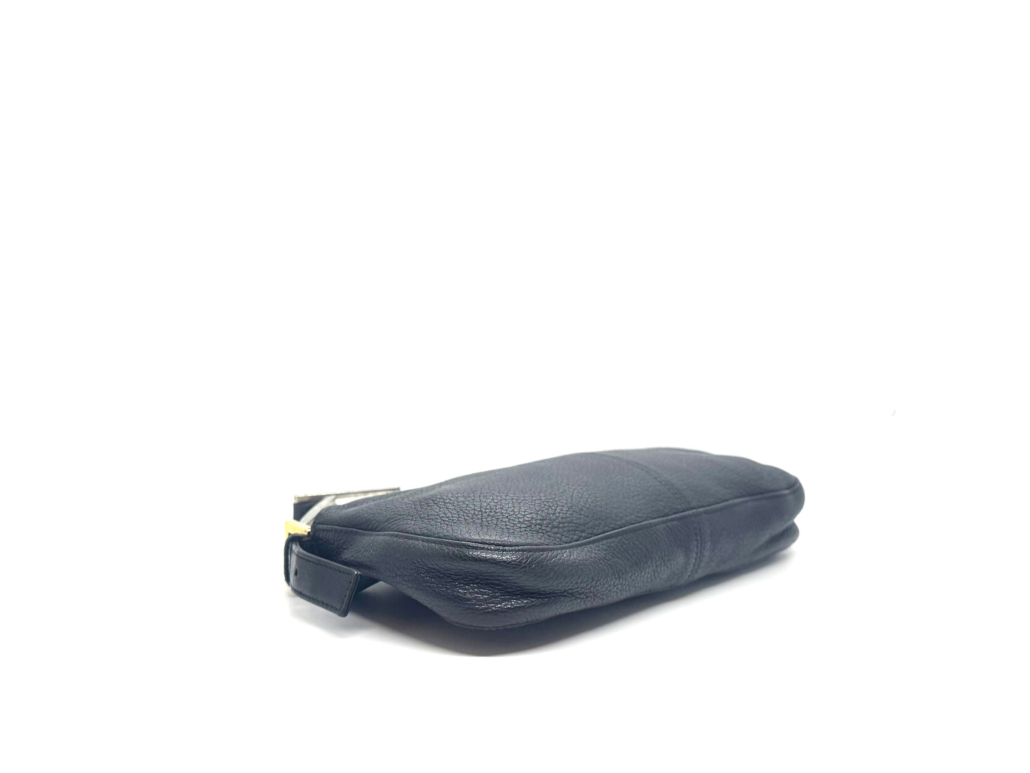 Fendi Leather Shoulder Bag Black