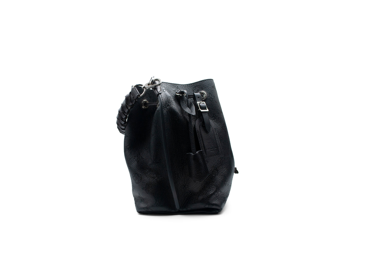 Louis Vuitton Muria Bucket Mahina Tote Black