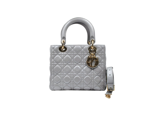 Christian Dior Lady Dior Small Grey