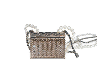 Chanel Pearl Tiny Bag Chain Flap