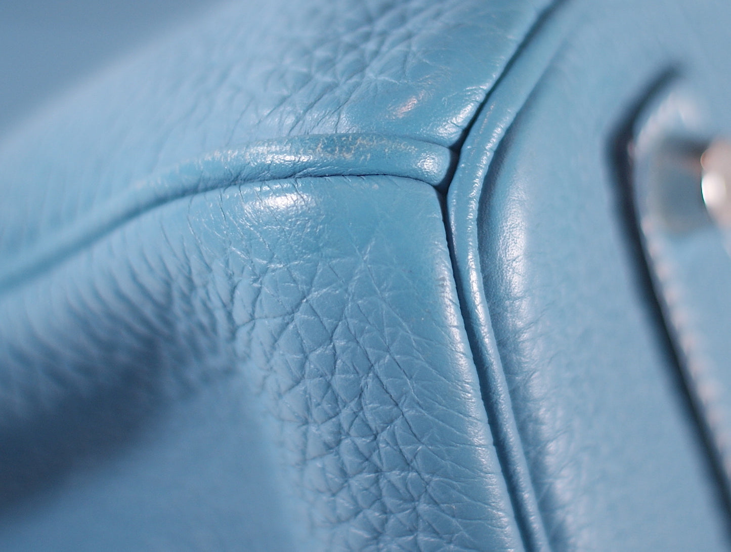 Hermes Birkin 35 Jean Blue Togo O Square