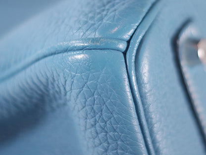 Hermes Birkin 35 Jean Blue Togo O Square