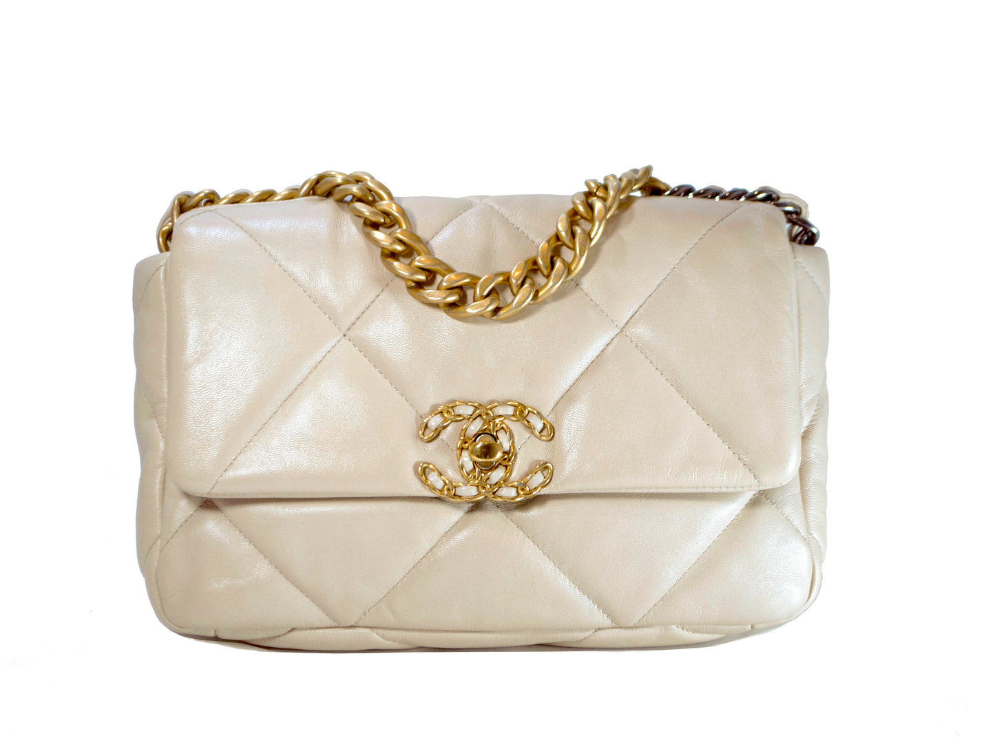 Chanel 19 Bag Small Beige