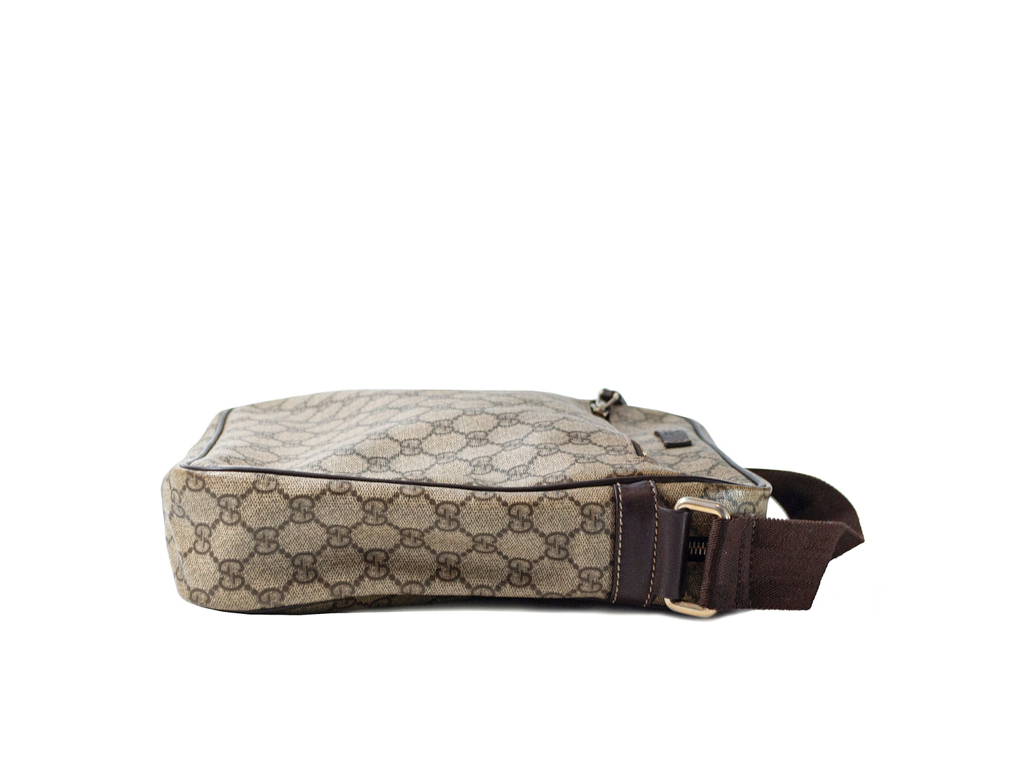 Gucci Men's GG Supreme Canvas Messenger Cross Body Bag