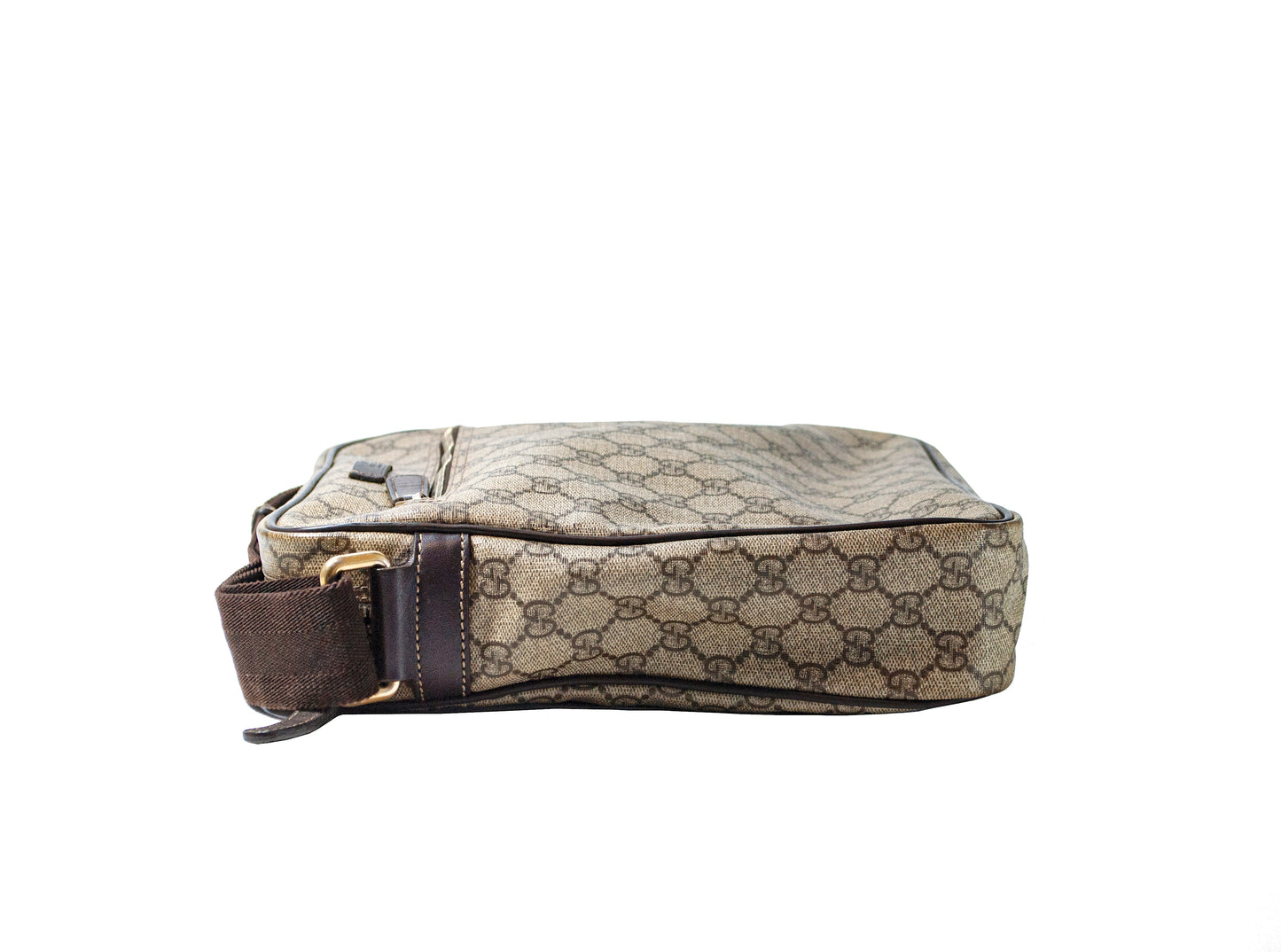 Gucci Men's GG Supreme Canvas Messenger Cross Body Bag