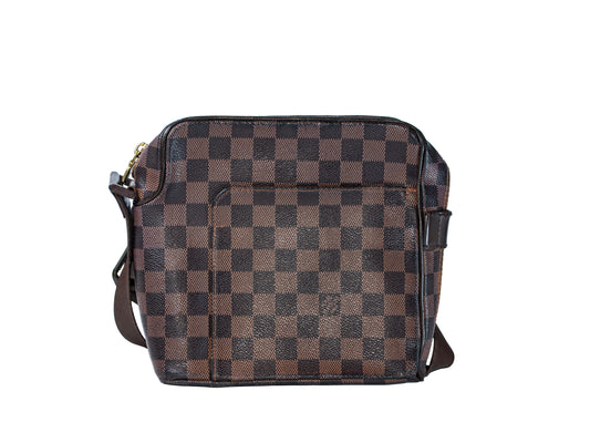Louis Vuitton Men's Damier Ebene Canvas Messenger Bag