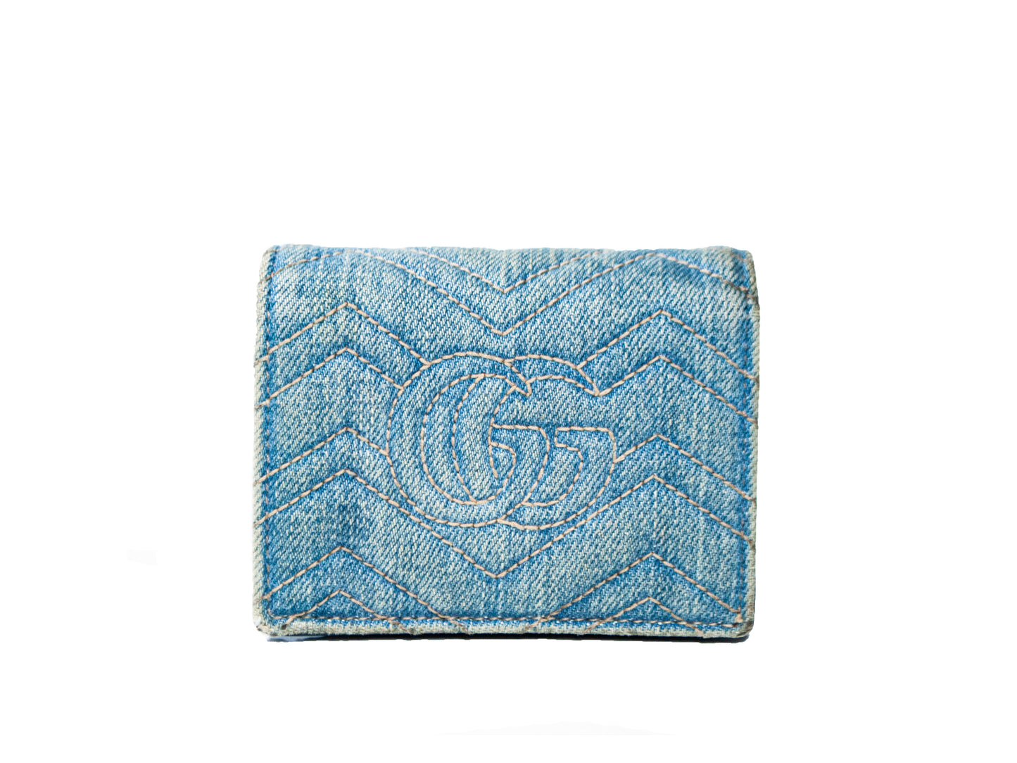 Gucci Marmont Denim Wallet Limited Edition