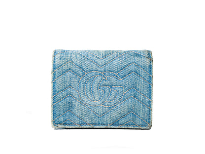 Gucci Marmont Denim Wallet Limited Edition