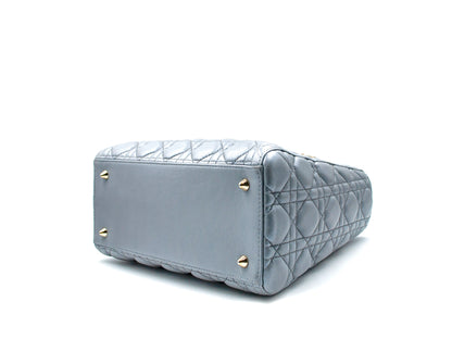 Christian Dior Lady Dior Medium Grayish Blue
