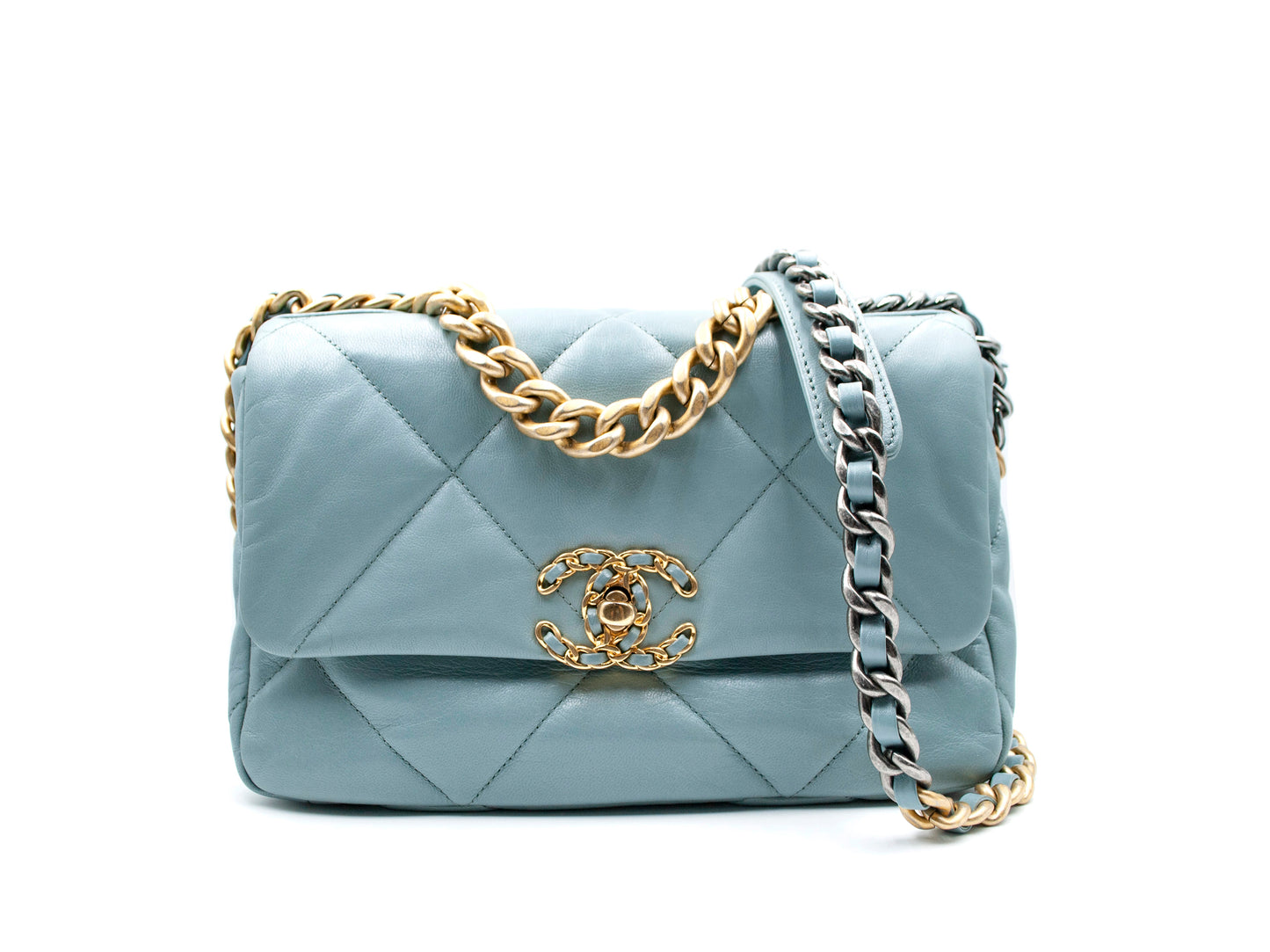 Chanel 19 Bag Small Blue