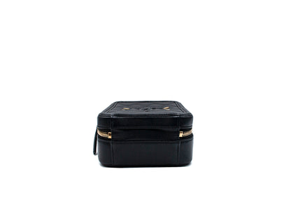 Chanel Filigree Caviar Camera Vertical Bag Black