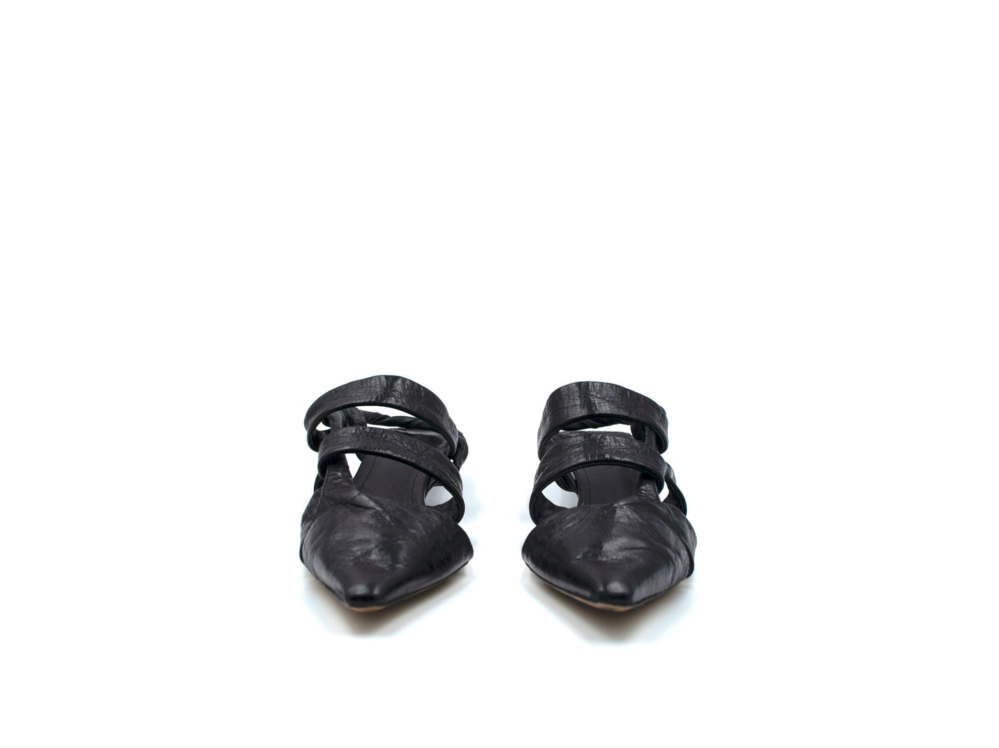 Bottega Veneta 3.5cm Heel Wax Leather Shoes