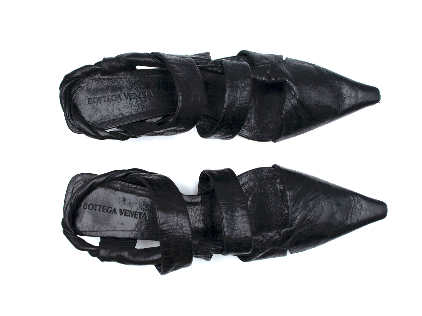 Bottega Veneta 3.5cm Heel Wax Leather Shoes