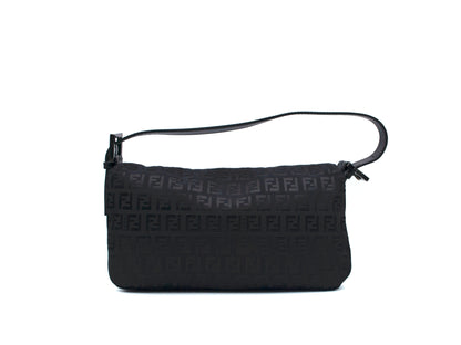 Fendi Baguette Canvas Black Regular 26cm