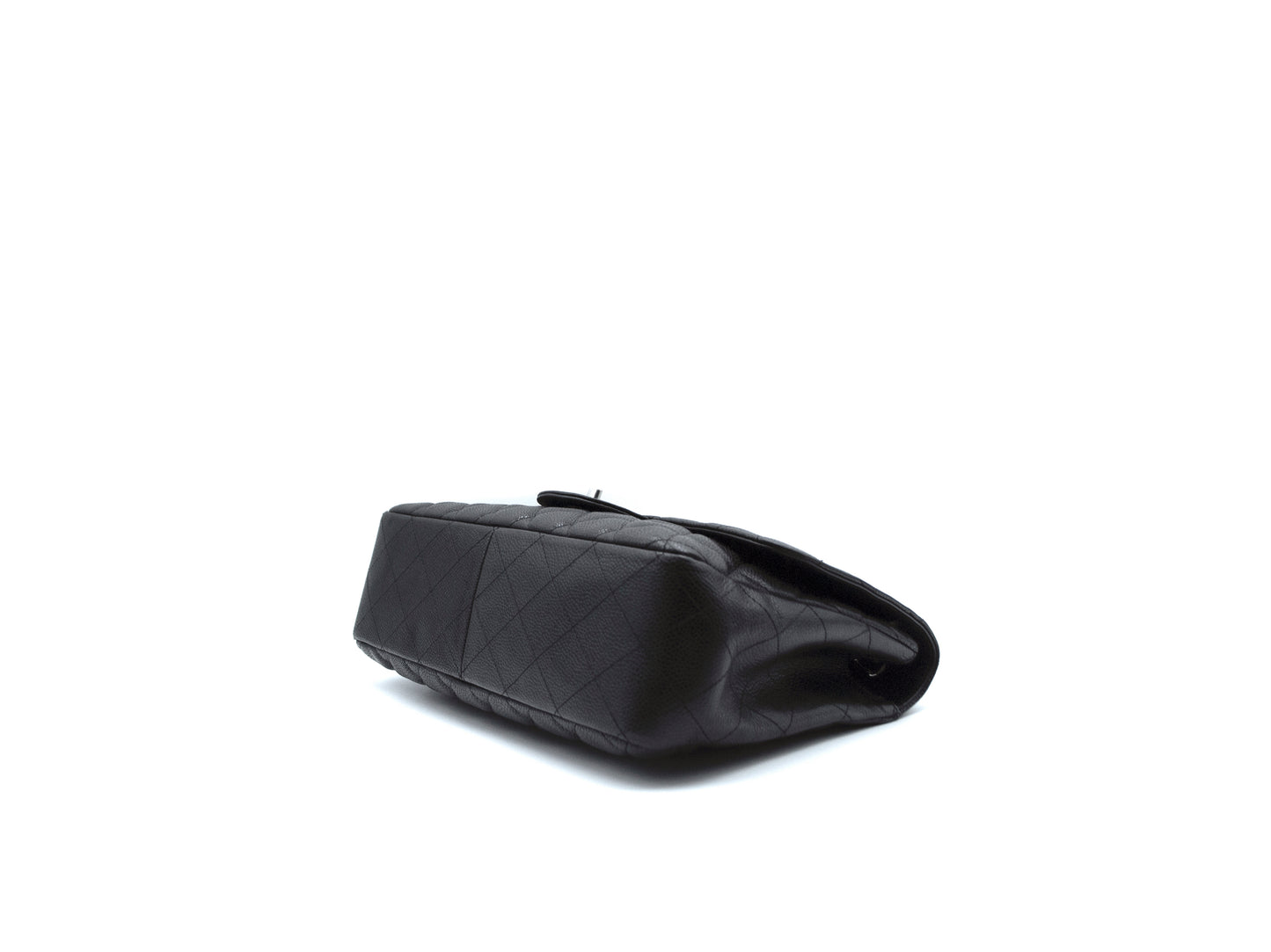 Chanel Jumbo Black Caviar Classic Single Flap