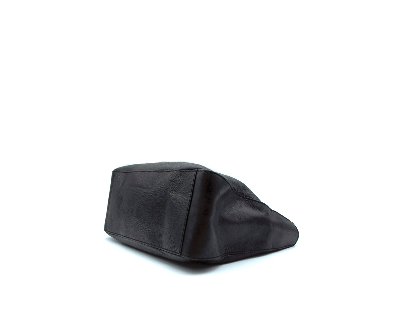Fendi Black Leather Tote Handbag