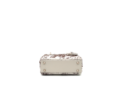 Christian Dior Mini Lady Dior Toile De Joey Embroidery