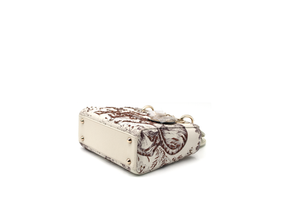 Christian Dior Mini Lady Dior Toile De Joey Embroidery