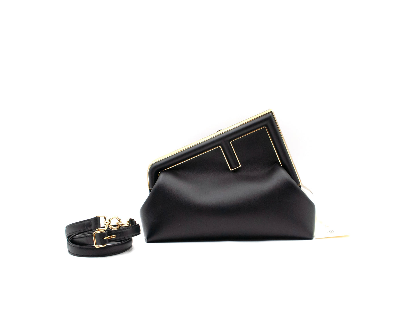 Fendi First Medium Clutch Black