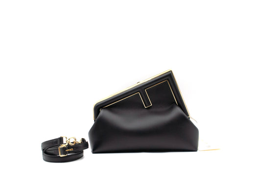 Fendi First Medium Clutch Black