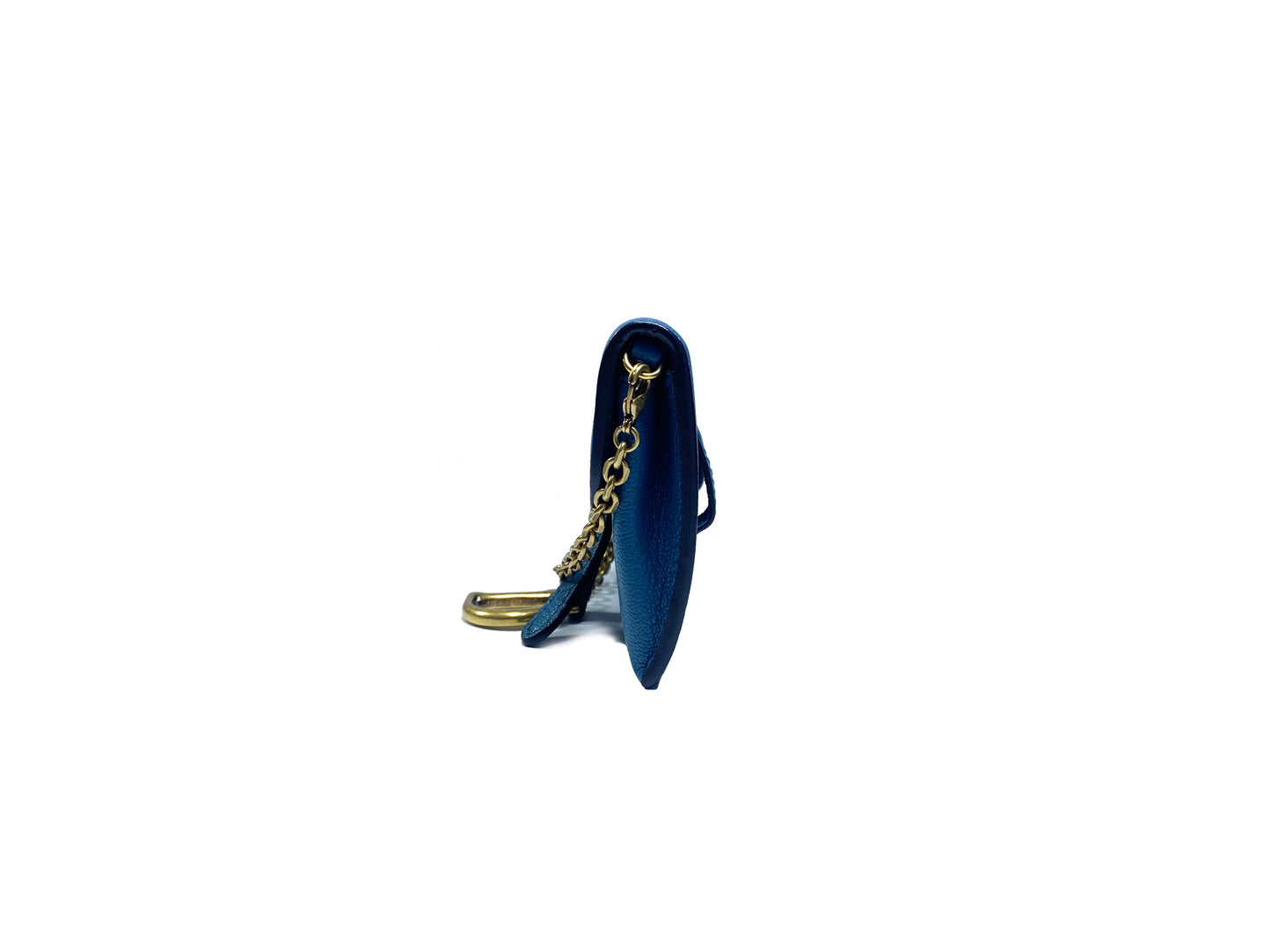Christian Dior Mini Chain Saddle Wallet