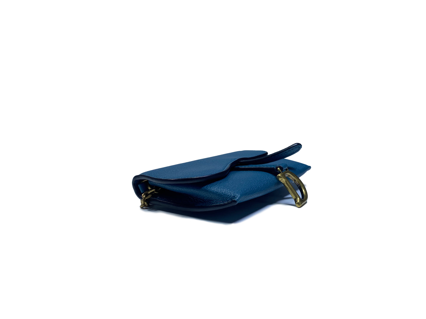 Christian Dior Mini Chain Saddle Wallet