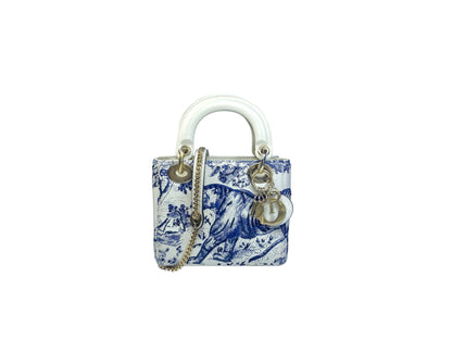 Christian Dior Mini Lady Dior Toile De Joey Embroidery
