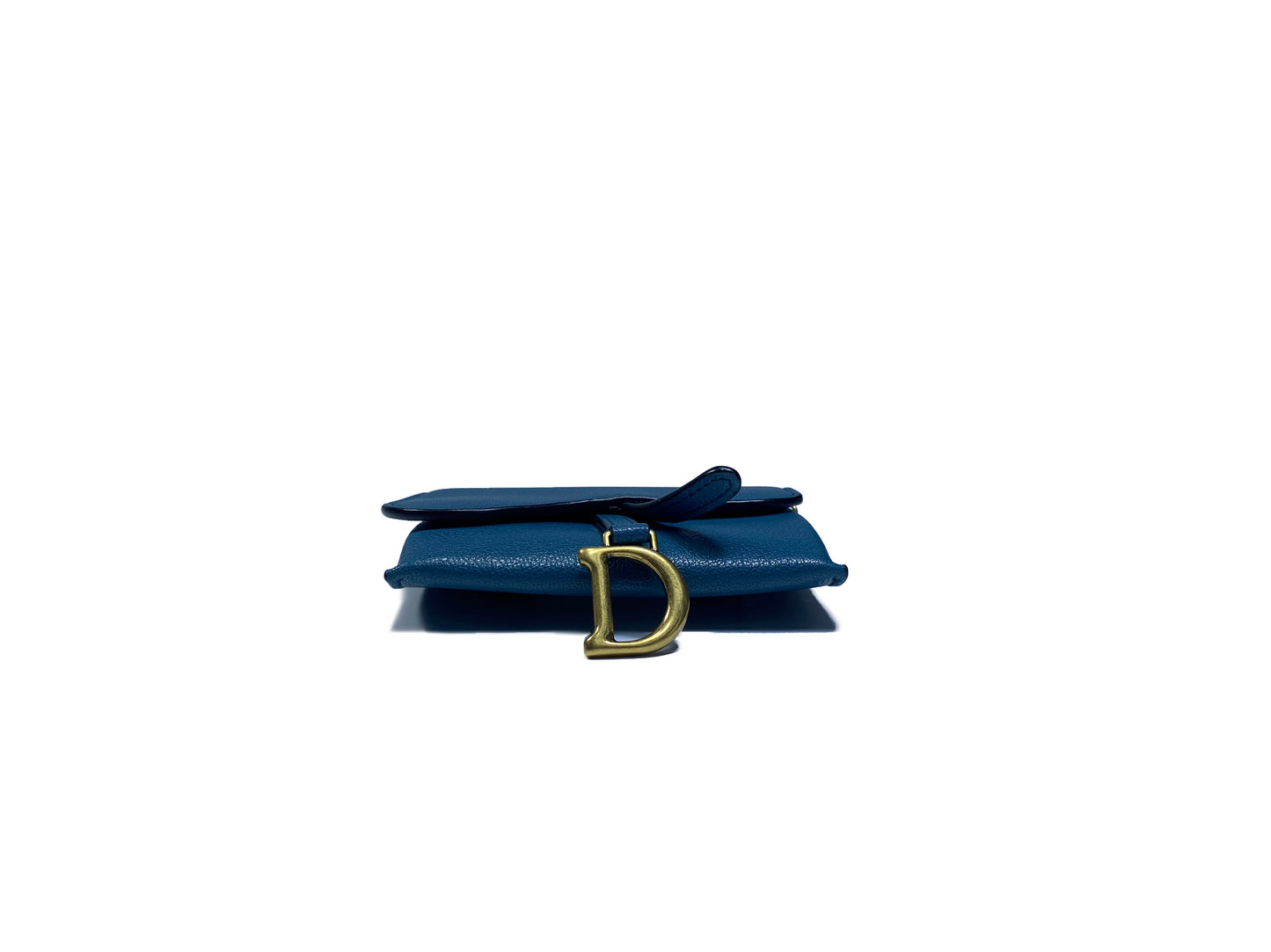 Christian Dior Mini Chain Saddle Wallet