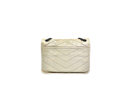 Yves Saint Laurent YSL Quilted Crinkled Niki Baby