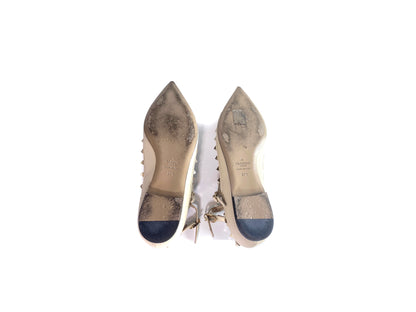 Valentino Rockstud Caged Flat Leather 37.5
