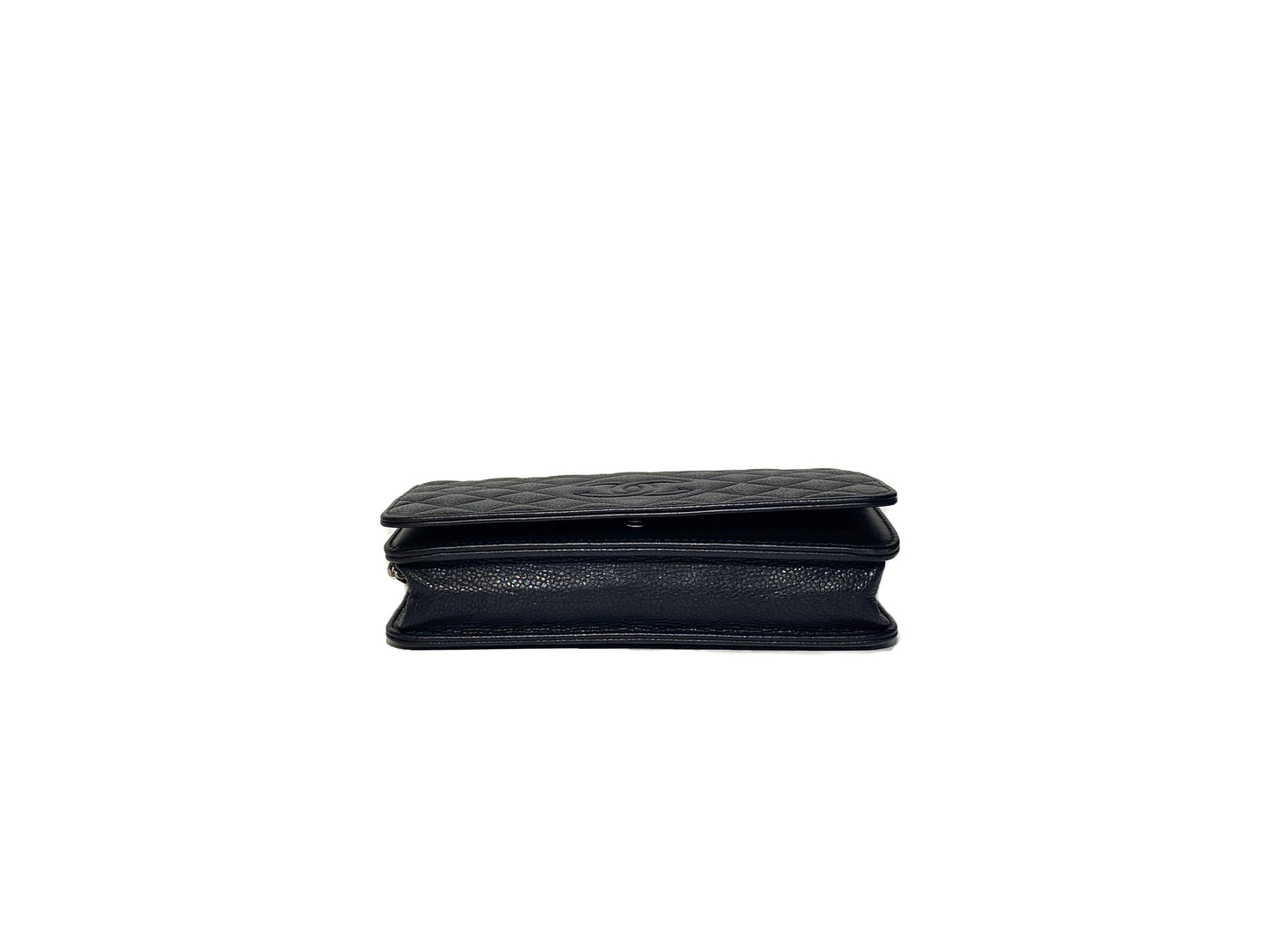 Chanel Caviar WOC Wallet on Chain Black