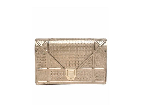 Christian Dior Diorama Mini Gold