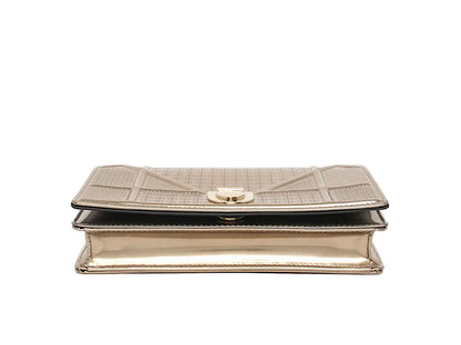 Christian Dior Diorama Mini Gold