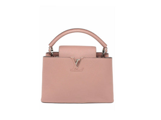 Louis Vuitton Capucines Taurillon MM Pink
