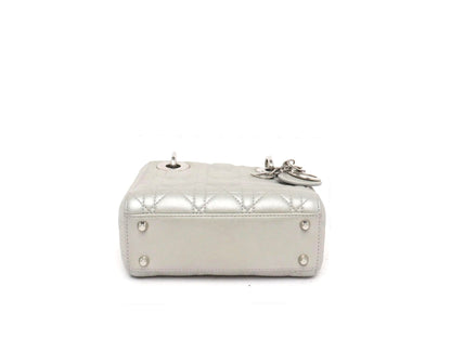 Christian Dior Lady Mini Chain Bag Grey