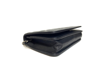 Chanel Caviar WOC Wallet on Chain Black