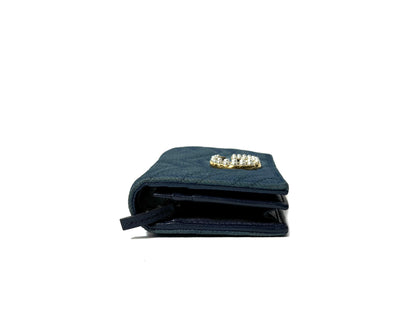Gucci Marmont Denim Compact Wallet