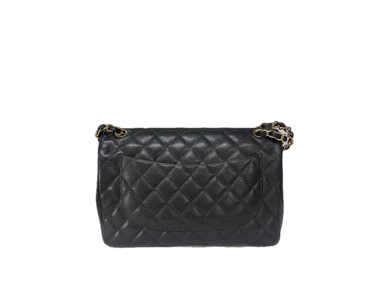 Chanel Jumbo Caviar Black Double Flap