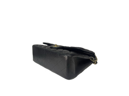 Chanel Jumbo Black Lambskin Classic Double Flap