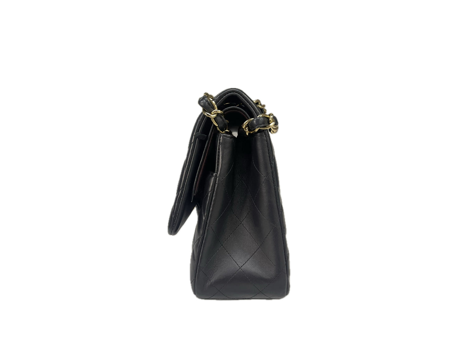 Chanel Jumbo Black Lambskin Classic Double Flap