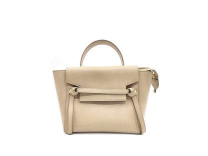Celine Micro Belt Tote Bag Beige
