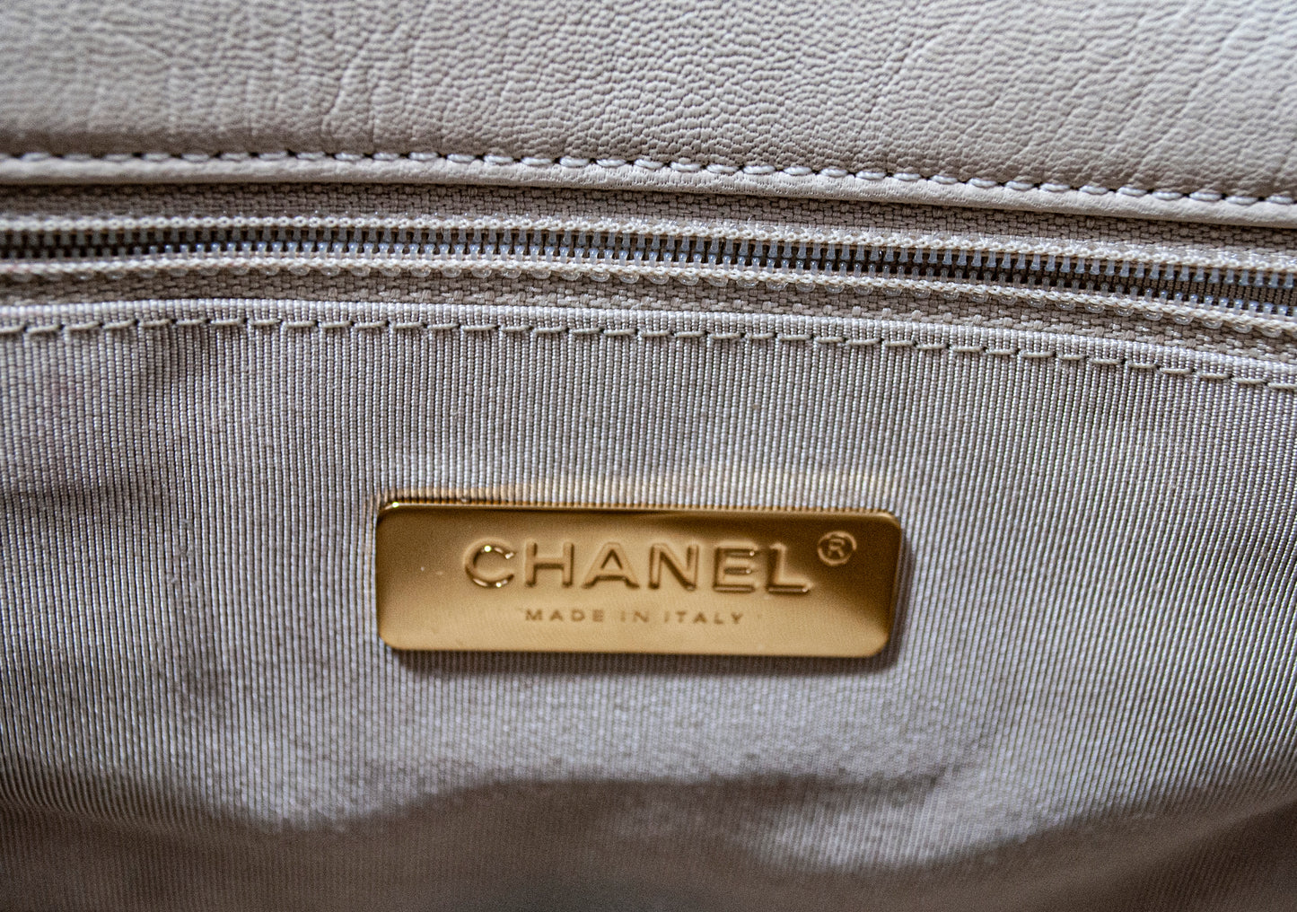 Chanel 19 Bag Small Beige