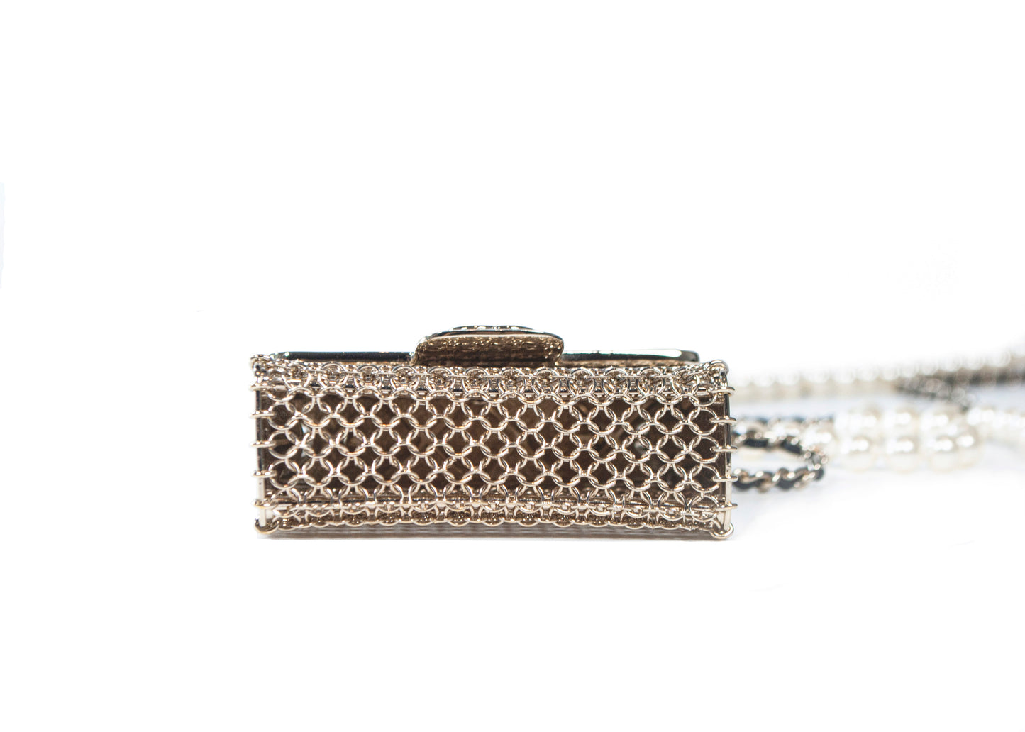 Chanel Pearl Tiny Bag Chain Flap