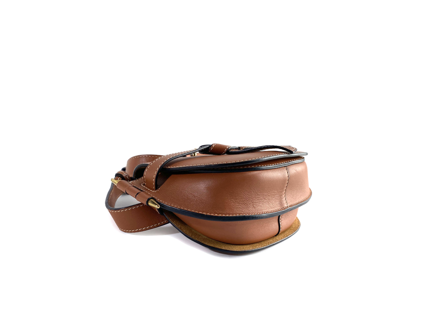 Loewe Gate Mini Crossbody Bag Dark Gold