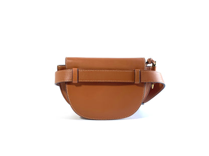 Loewe Gate Mini Crossbody Bag Dark Gold