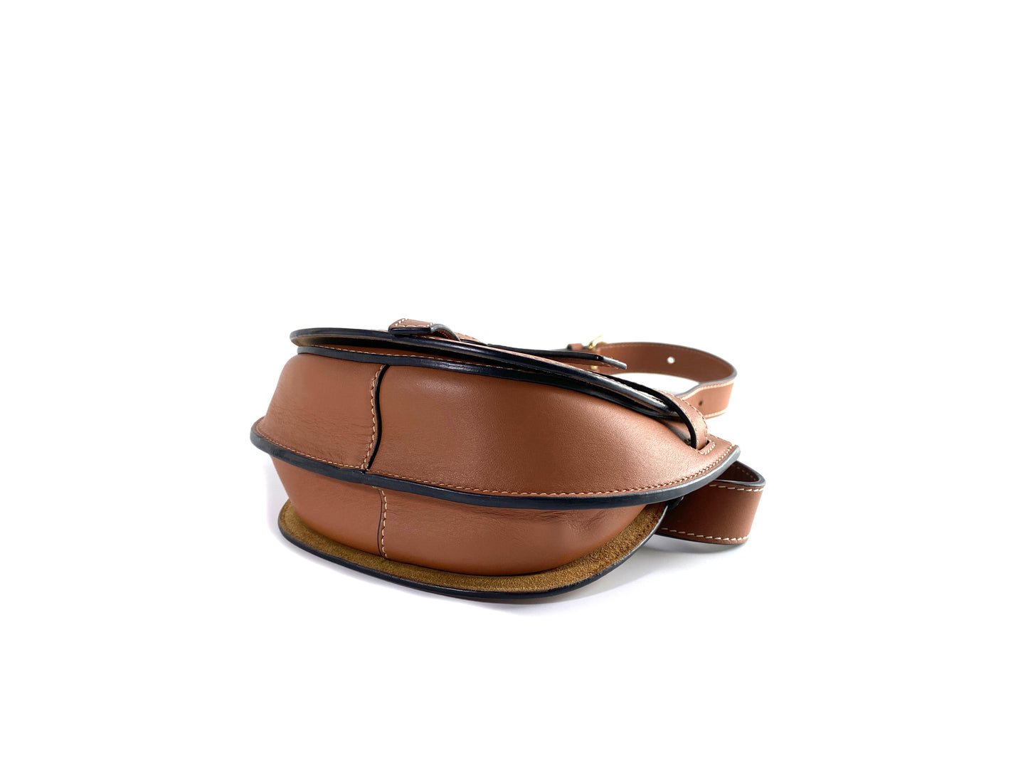 Loewe Gate Mini Crossbody Bag Dark Gold