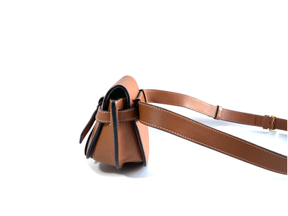 Loewe Gate Mini Crossbody Bag Dark Gold