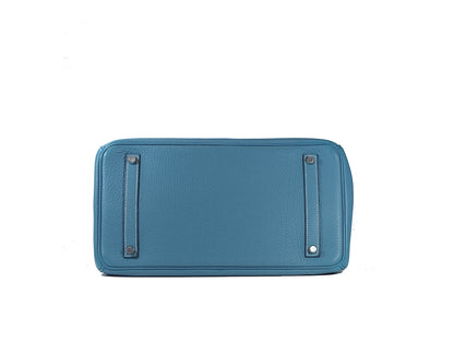 Hermes Birkin 35 Jean Blue Togo O Square